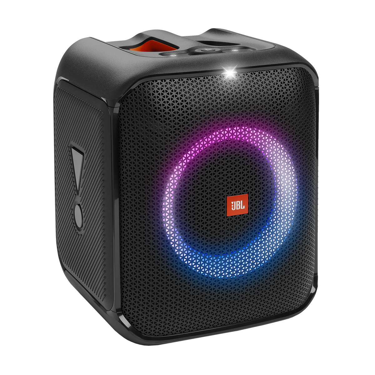 JBL PartyBox Encore Essential portable party speaker in black - hero shot
