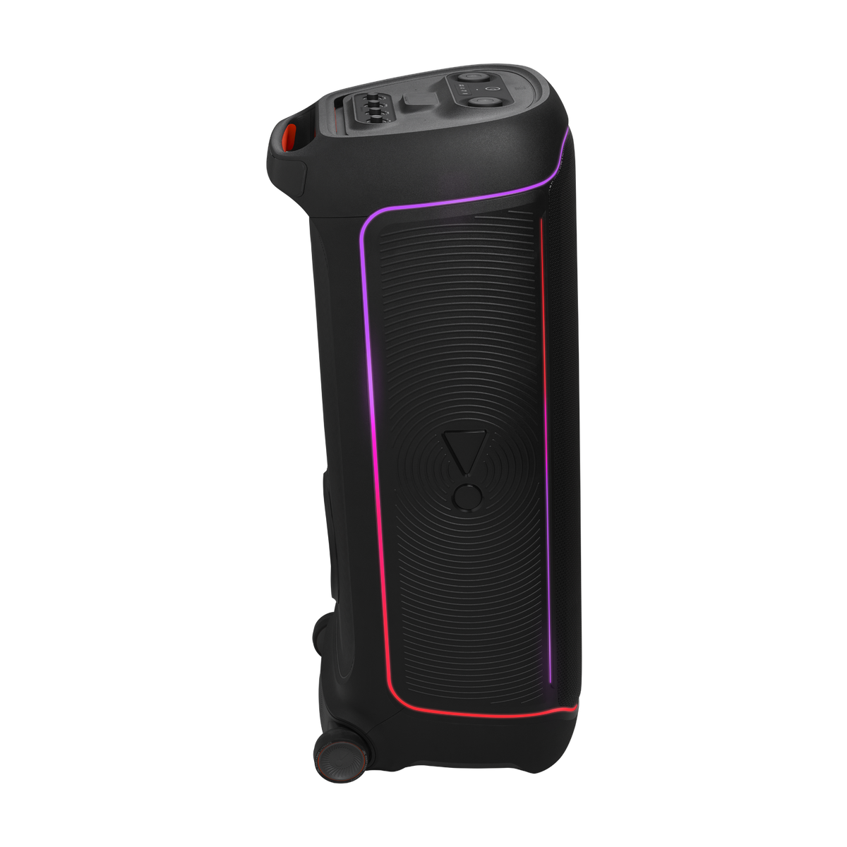 JBL PartyBox Ultimate side profile showing handle and speaker size