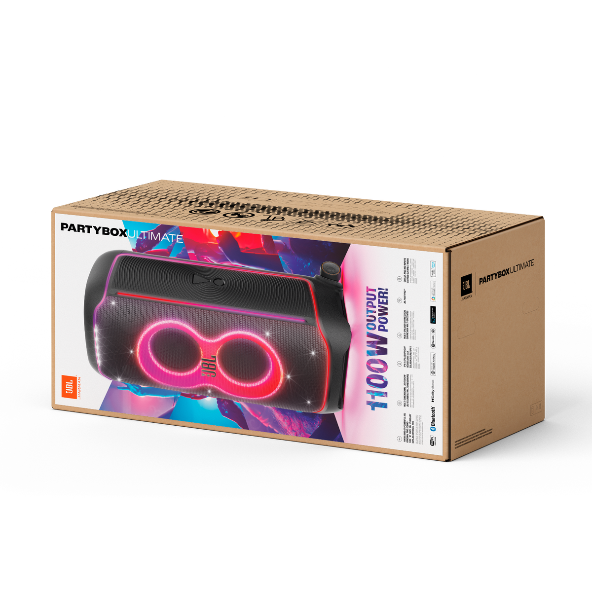 JBL PartyBox Ultimate retail packaging box