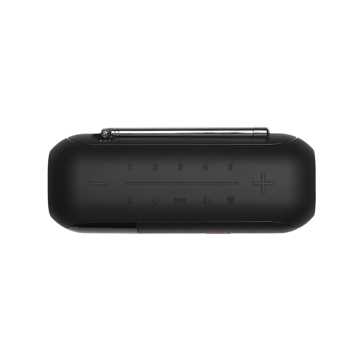 JBL Tuner 2 top view showing antenna and controls