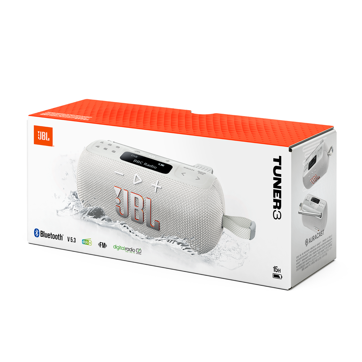 JBL Tuner 3 retail packaging box