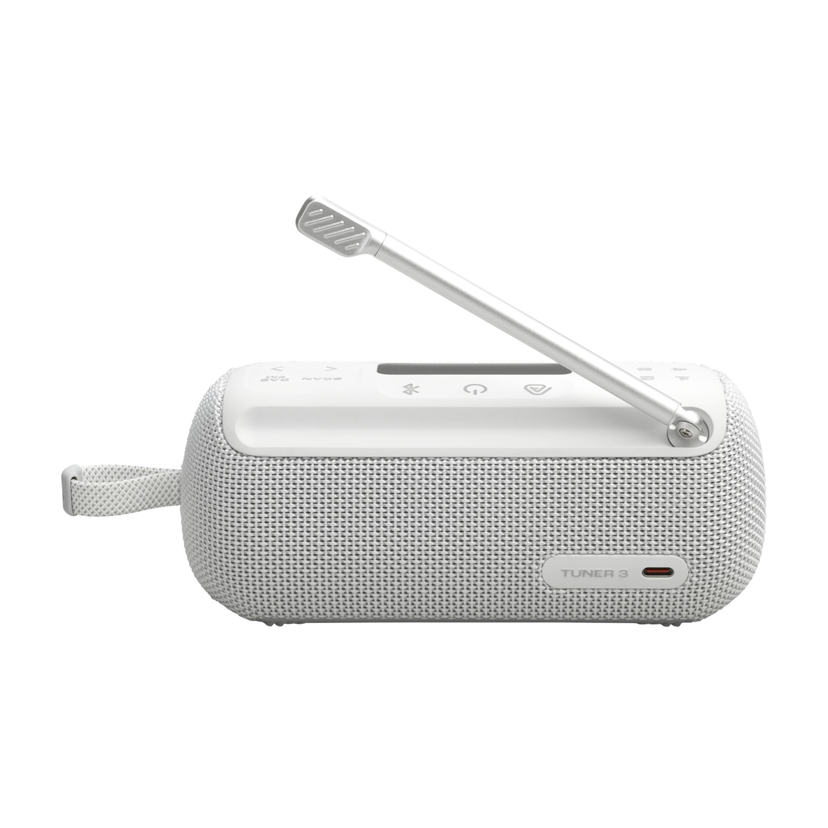 JBL Tuner 3 speaker rear view showing USB-C port and controls