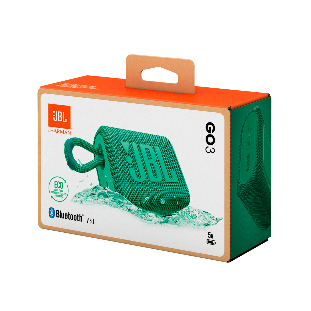 JBL Go 3 Eco retail packaging box