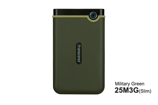 Transcend StoreJet 25M3 portable hard drive in iron gray