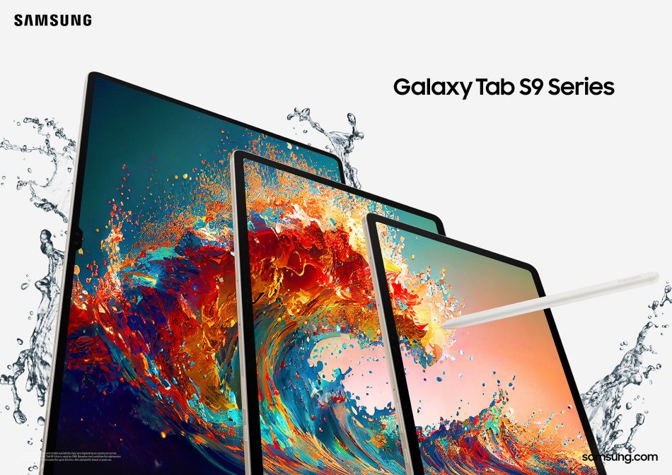Samsung Galaxy Tab S9 series lineup including Tab S9+