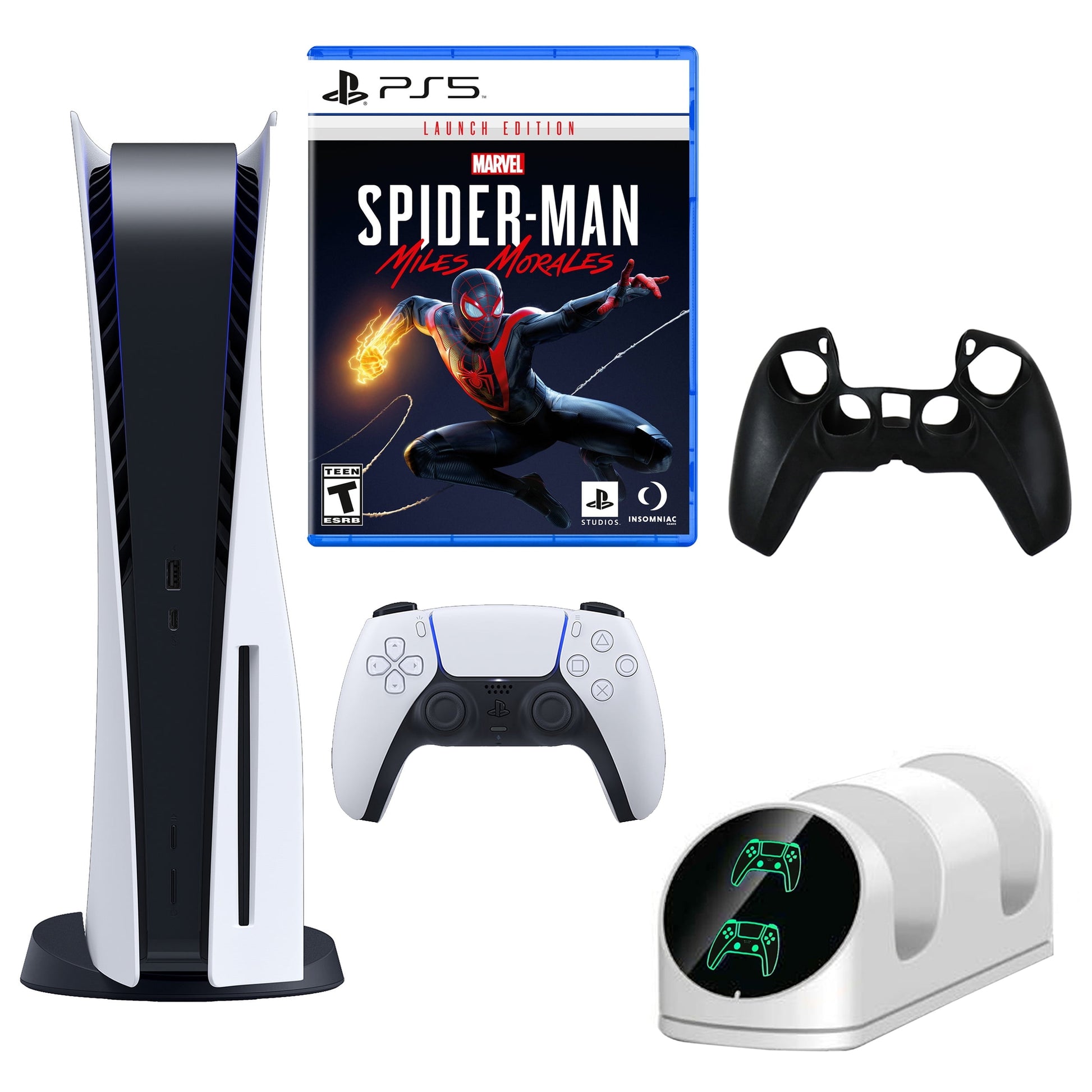 Sony PS5 Miles Morales side view — available in Kenya at Trewrld KES 8,400, M-Pesa & free Nairobi delivery