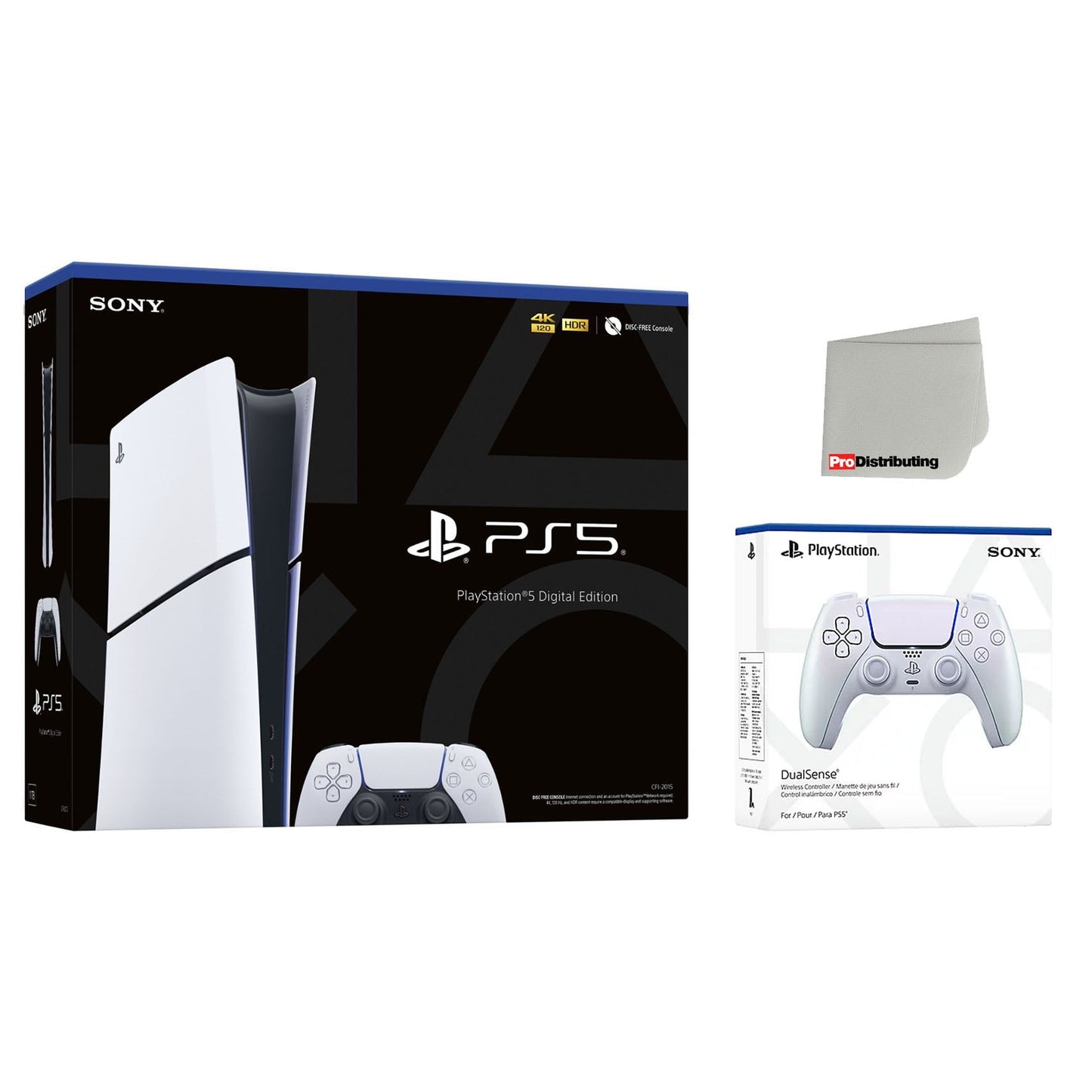 Sony PS5 SLIM Digital side view — available in Kenya at Trewrld KES 80,000, M-Pesa & free Nairobi delivery