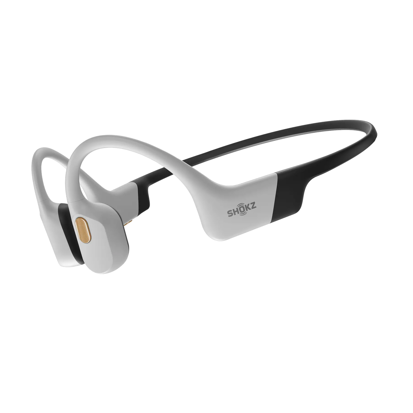 Shokz OpenSwim Pro waterproof swimming headphones in White - hero shot