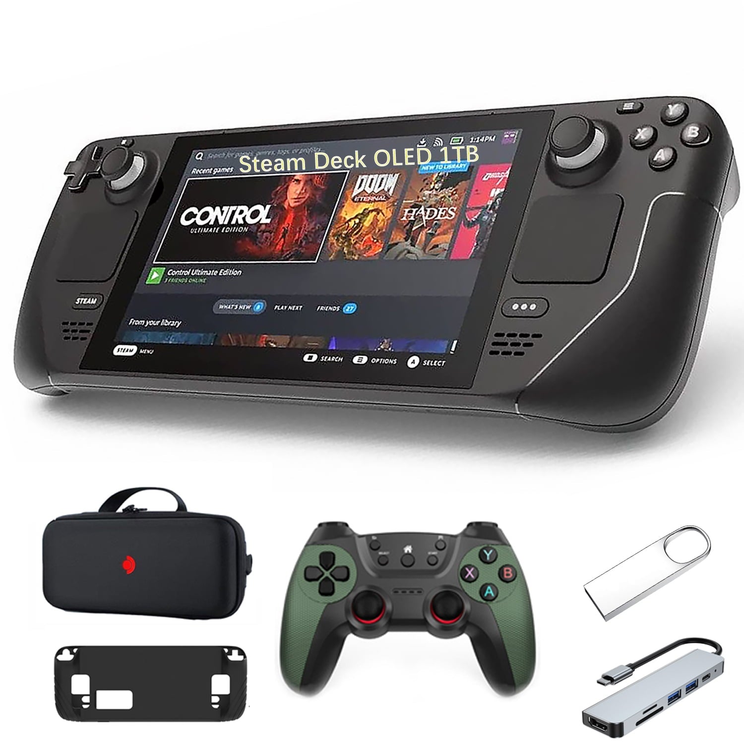Valve Steam Deck 1TB OLED side view — available in Kenya at Trewrld KES 97,000, M-Pesa & free Nairobi delivery