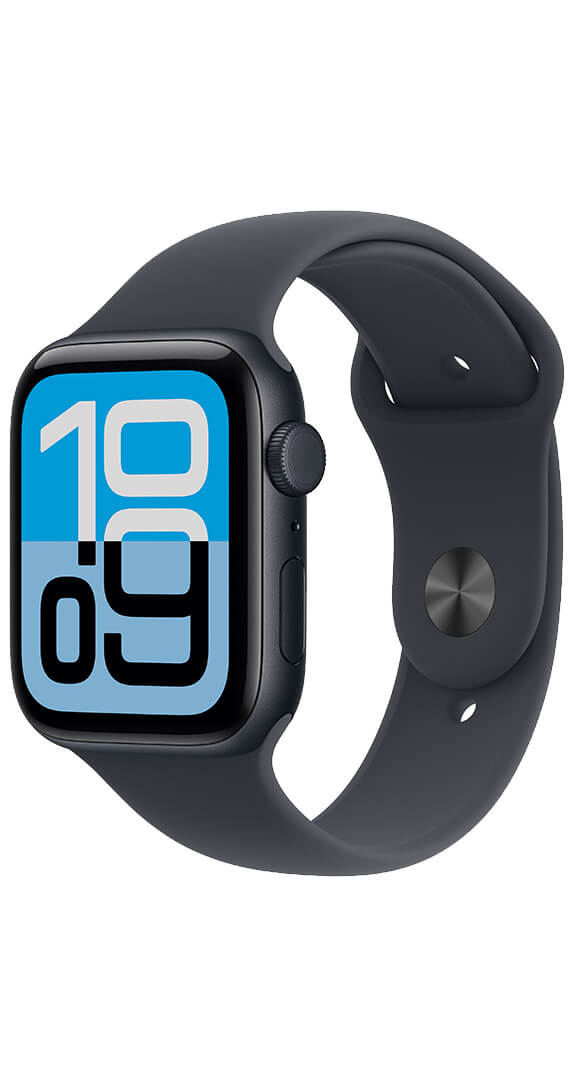 Apple Watch SE 3 44mm front view — available in Kenya at Trewrld KES 42,000, M-Pesa & free Nairobi delivery