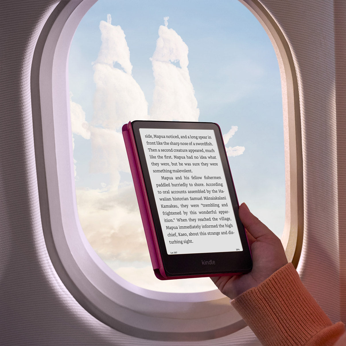 Amazon Kindle Paperwhite 12th Gen 16GB side view — available in Kenya at Trewrld KES 26,000, M-Pesa & free Nairobi delivery