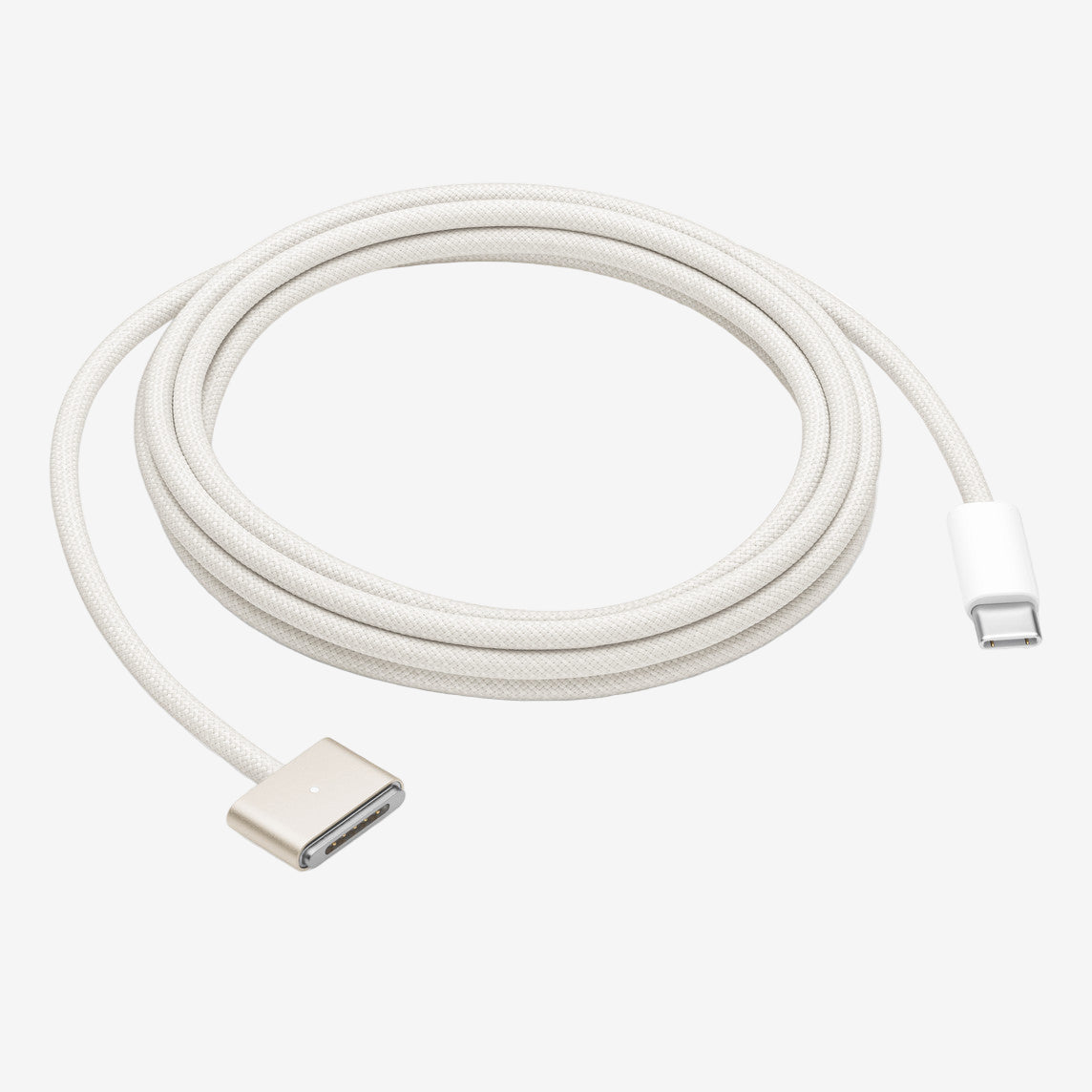 Apple MagSafe 3 magnetic charging connector close up