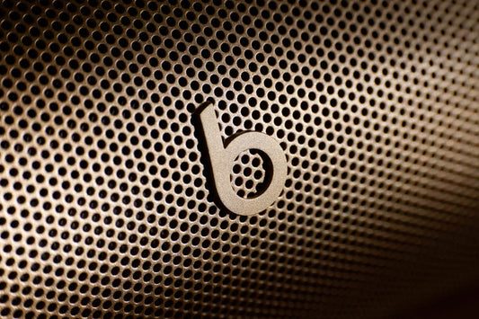 Beats Pill portable Bluetooth speaker in Statement Red closeup