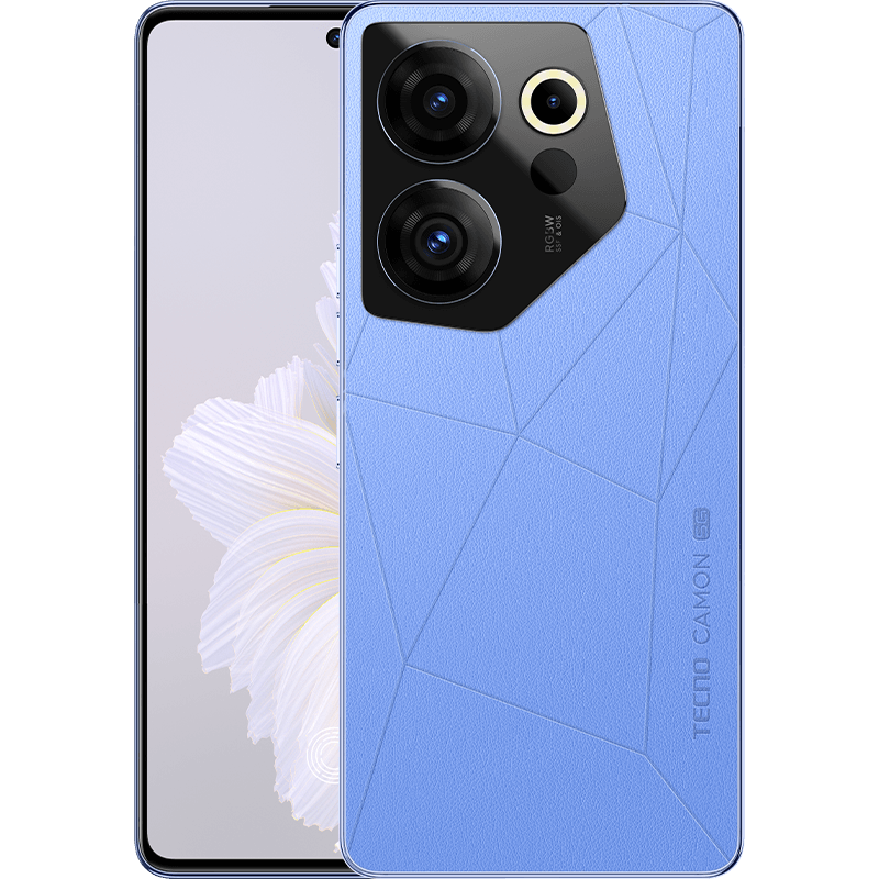 TECNO Camon 20 Premier 5G in Serenity Blue, official color option