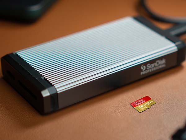 SanDisk 128GB Extreme Go microSD UHS-I Card side view — available in Kenya at Trewrld KES 8,500, M-Pesa & free Nairobi deliv…