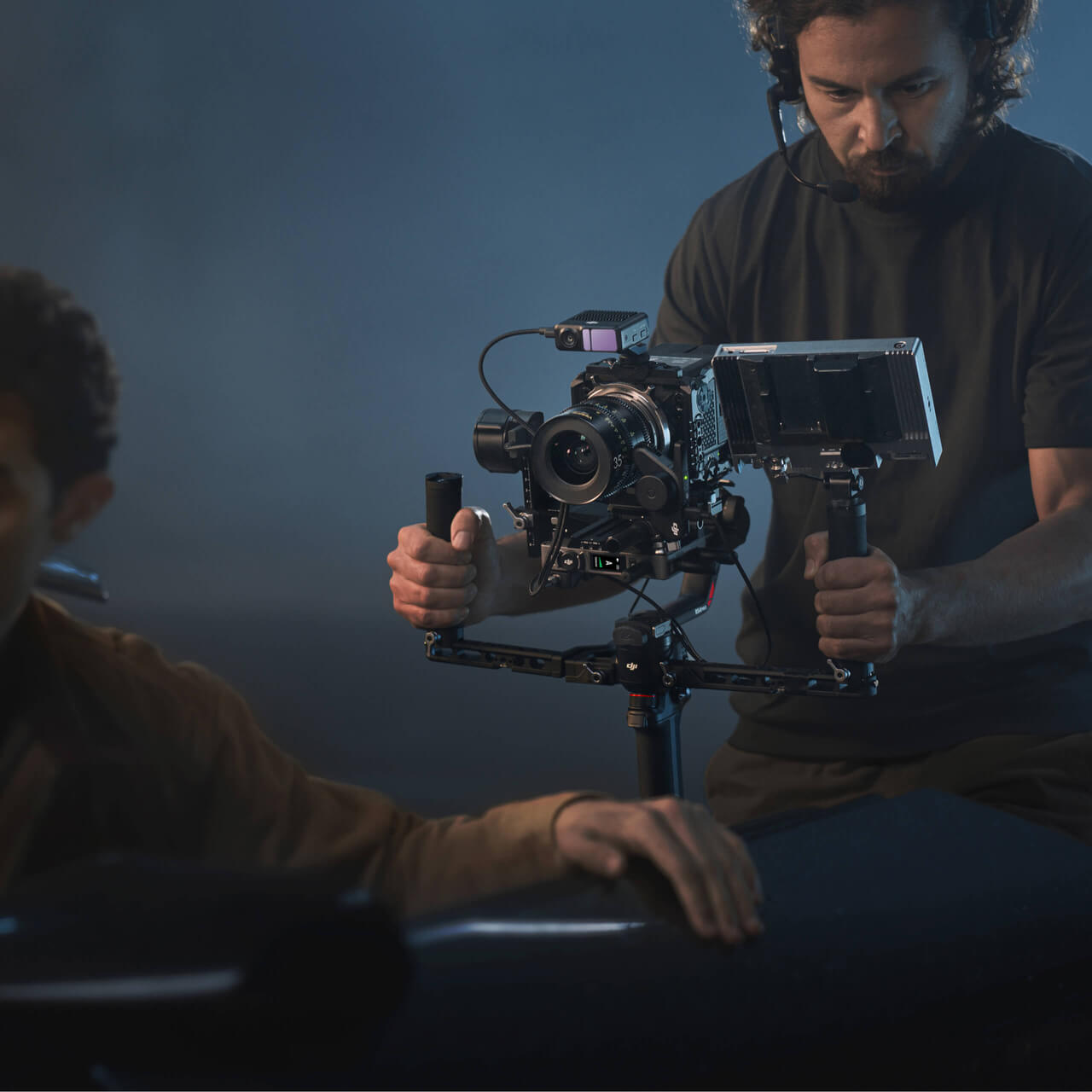 DJI RS 4 Pro Combo professional camera gimbal front view - available in Kenya at Trewrld