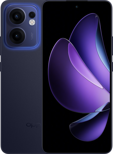 OPPO Reno13 F 5G official product photo in Luminous Blue
