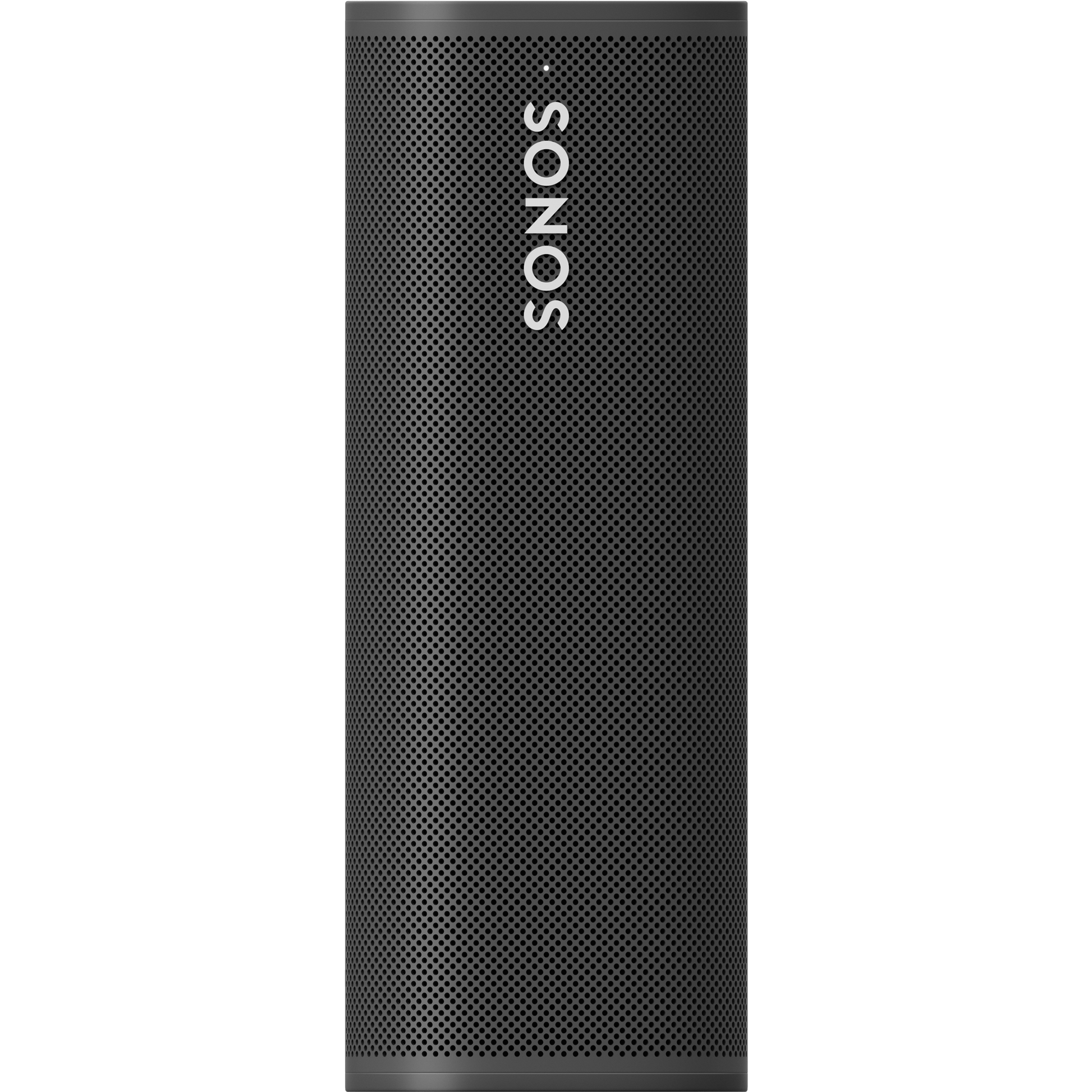 Sonos Roam speaker in Shadow Black, front view