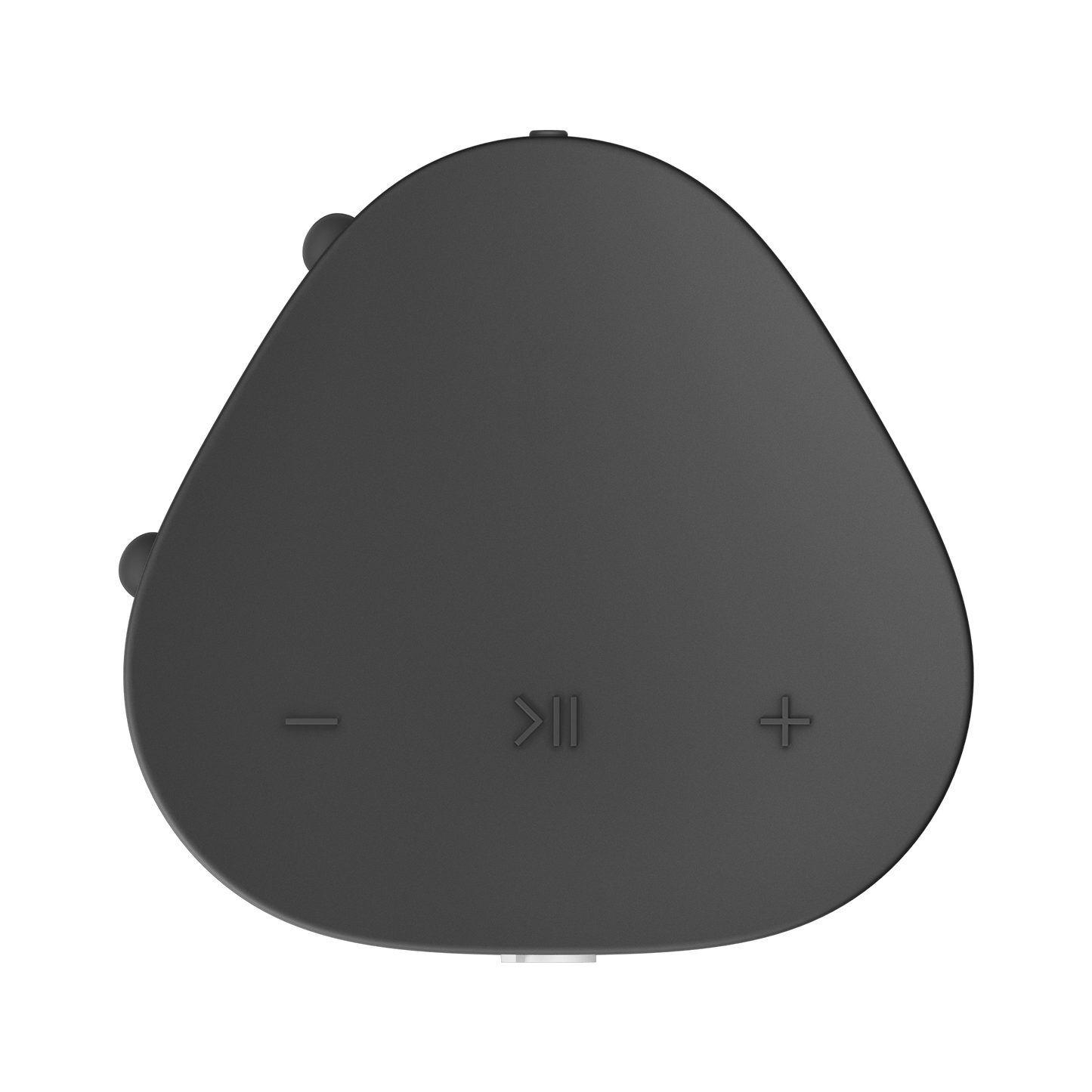 Sonos Roam SL in Shadow Black, top view showing button controls