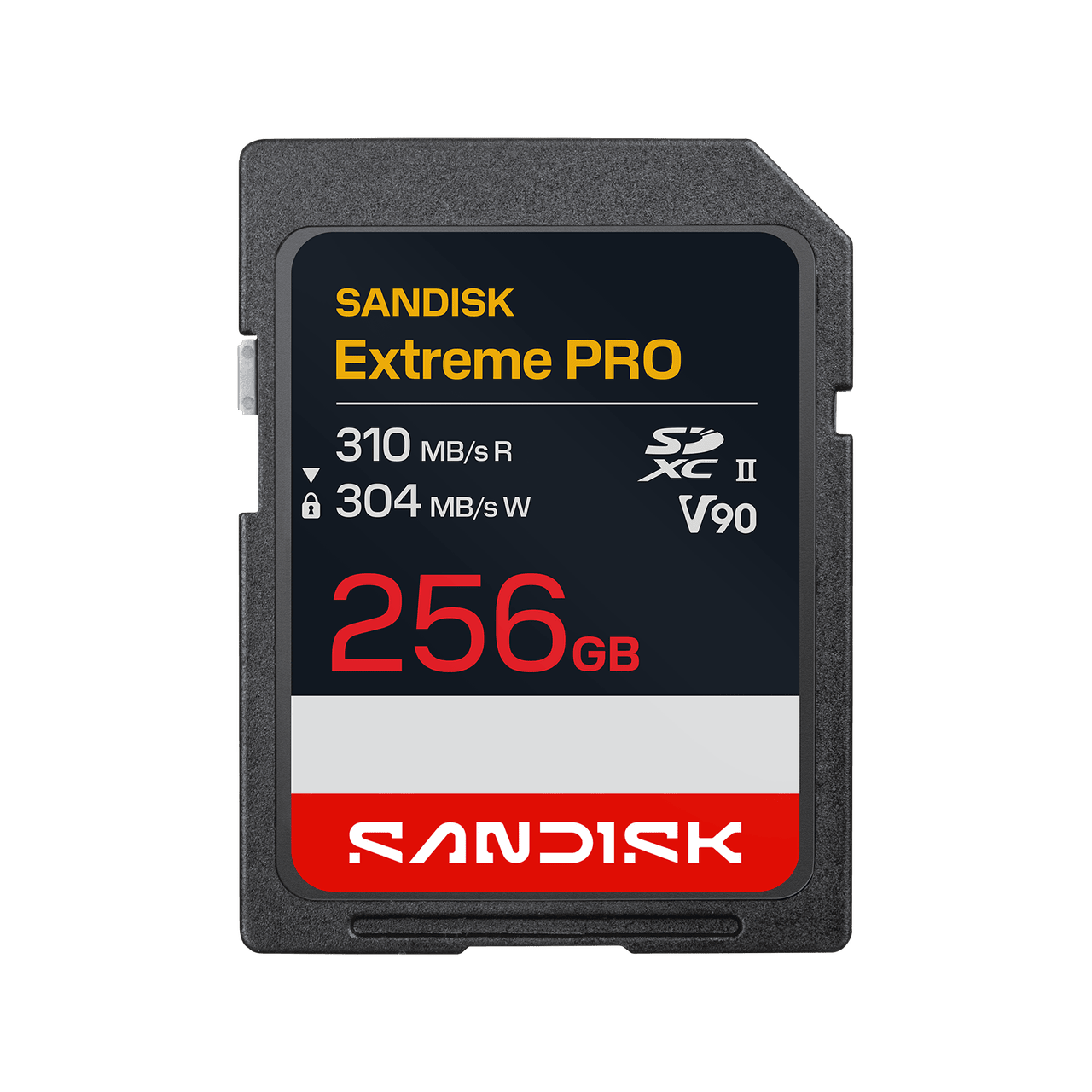 SanDisk 256GB SD Extreme PRO side view — available in Kenya at Trewrld KES 14,500, M-Pesa & free Nairobi delivery