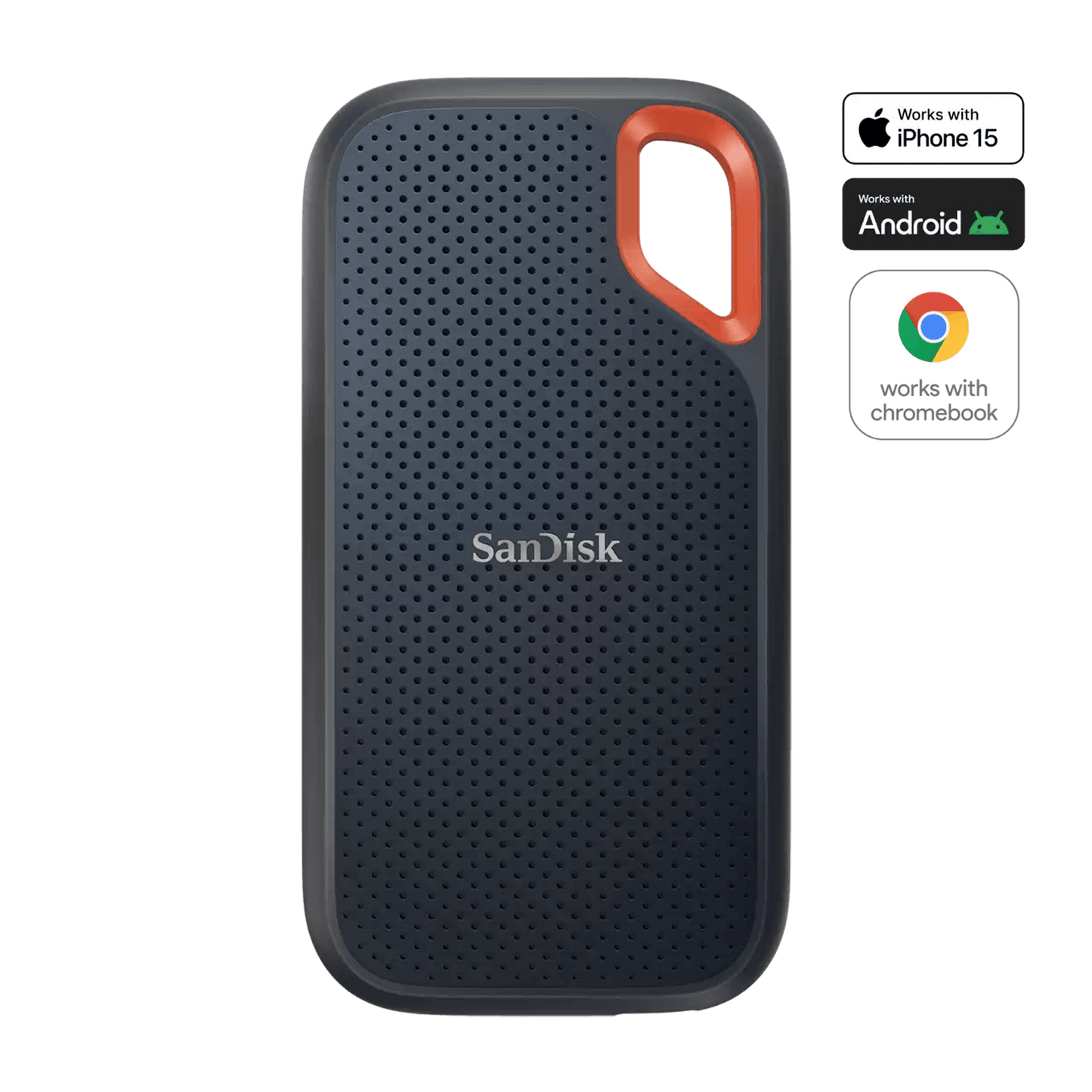 SanDisk 8TB SSD Portable Extreme front view — available in Kenya at Trewrld KES 75,000, M-Pesa & free Nairobi delivery