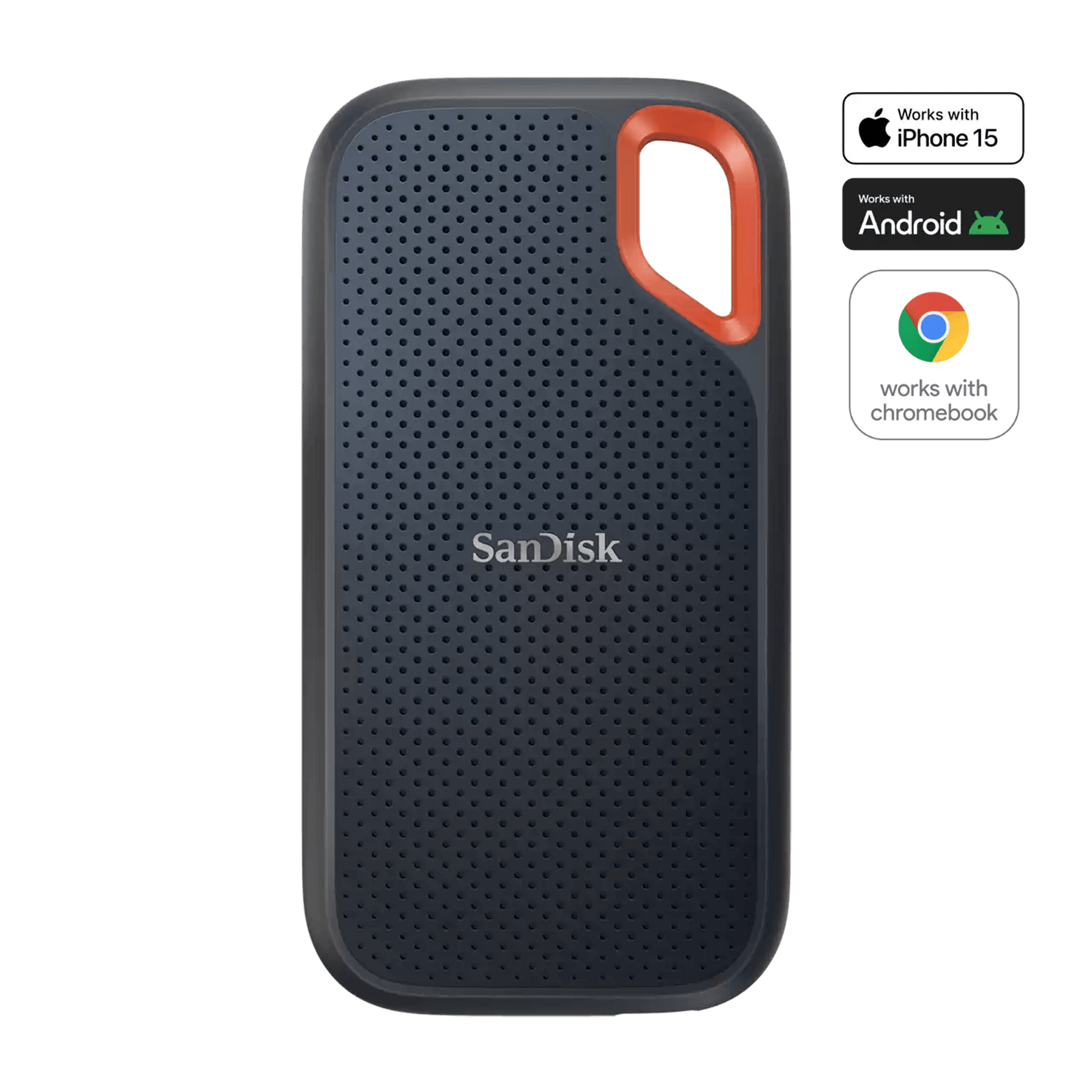 SanDisk 8TB SSD Portable Extreme front view — available in Kenya at Trewrld KES 75,000, M-Pesa & free Nairobi delivery