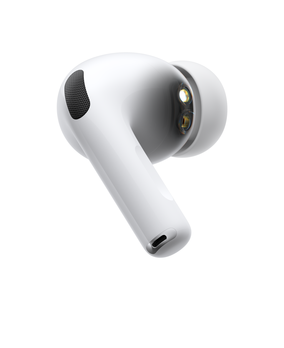 Apple AirPods Pro 3 side view — available in Kenya at Trewrld KES 33,000, M-Pesa & free Nairobi delivery