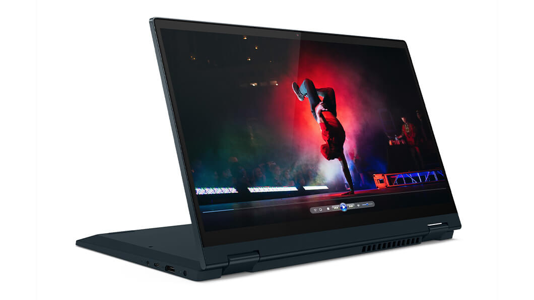 Lenovo IdeaPad Flex 5 14-inch laptop side view showing ports