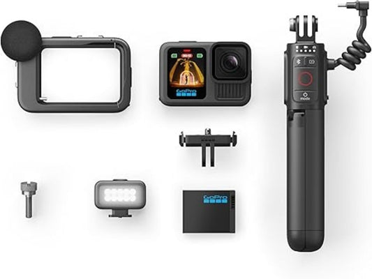 GoPro HERO 13 with MEM Speaker front view — available in Kenya at Trewrld KES 49,000, M-Pesa & free Nairobi delivery