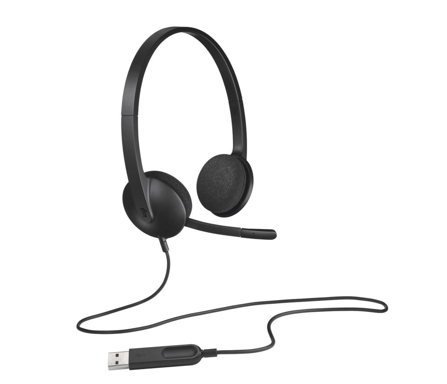 Logitech H340 USB Headset detail view — available in Kenya at Trewrld KES 7,450, M-Pesa & free Nairobi delivery