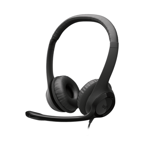 Logitech H390 USB Computer Headset front view — available in Kenya at Trewrld KES 8,300, M-Pesa & free Nairobi delivery