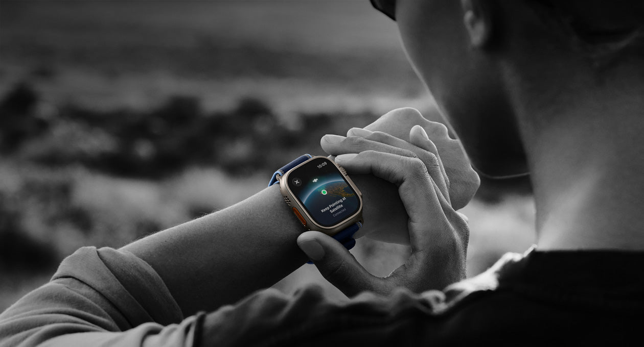 Apple Watch Ultra 3 49mm Black Ocean side view — available in Kenya at Trewrld KES 102,000, M-Pesa & free Nairobi delivery