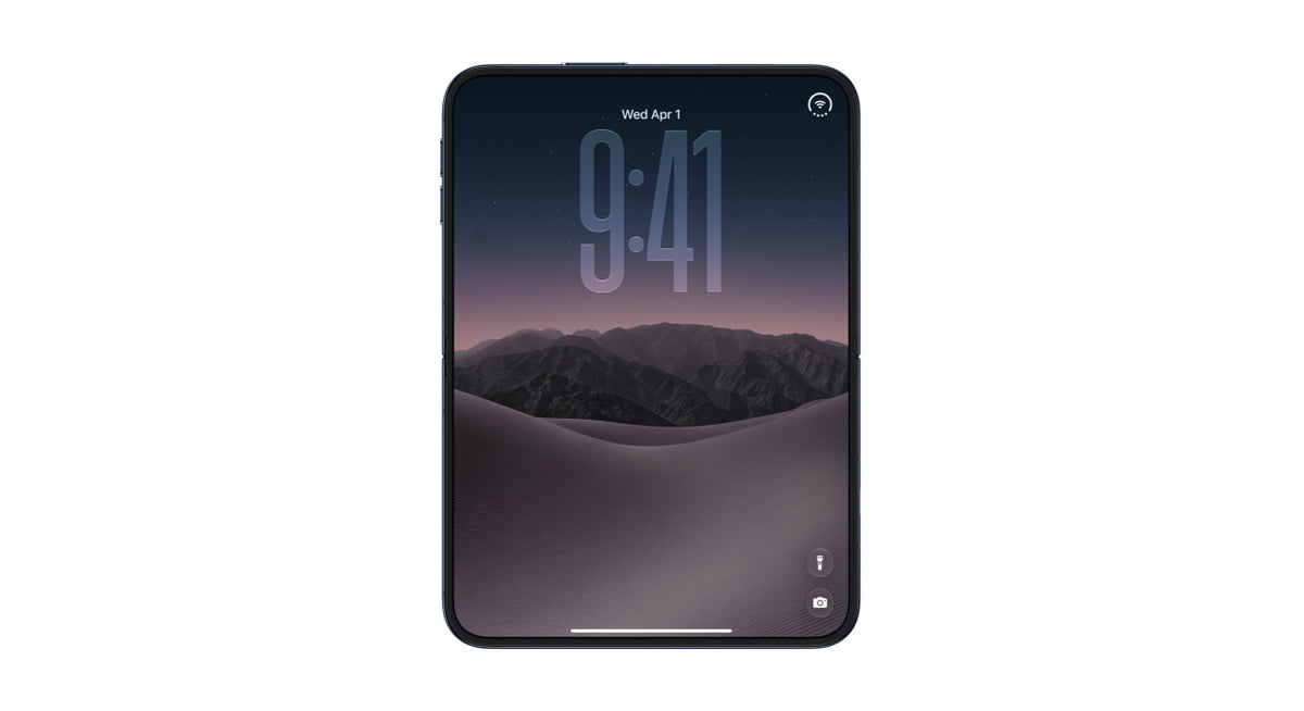 iPhone Duo foldable iPhone price in Kenya, Night Sky colour, available at trewrld Nairobi