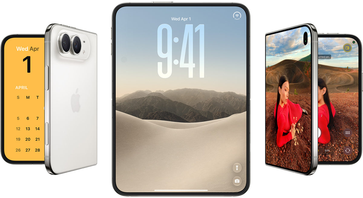 iPhone Duo foldable iPhone price in Kenya, Star White colour, available at trewrld Nairobi