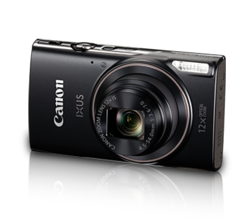Canon IXY 650 camera, angled view