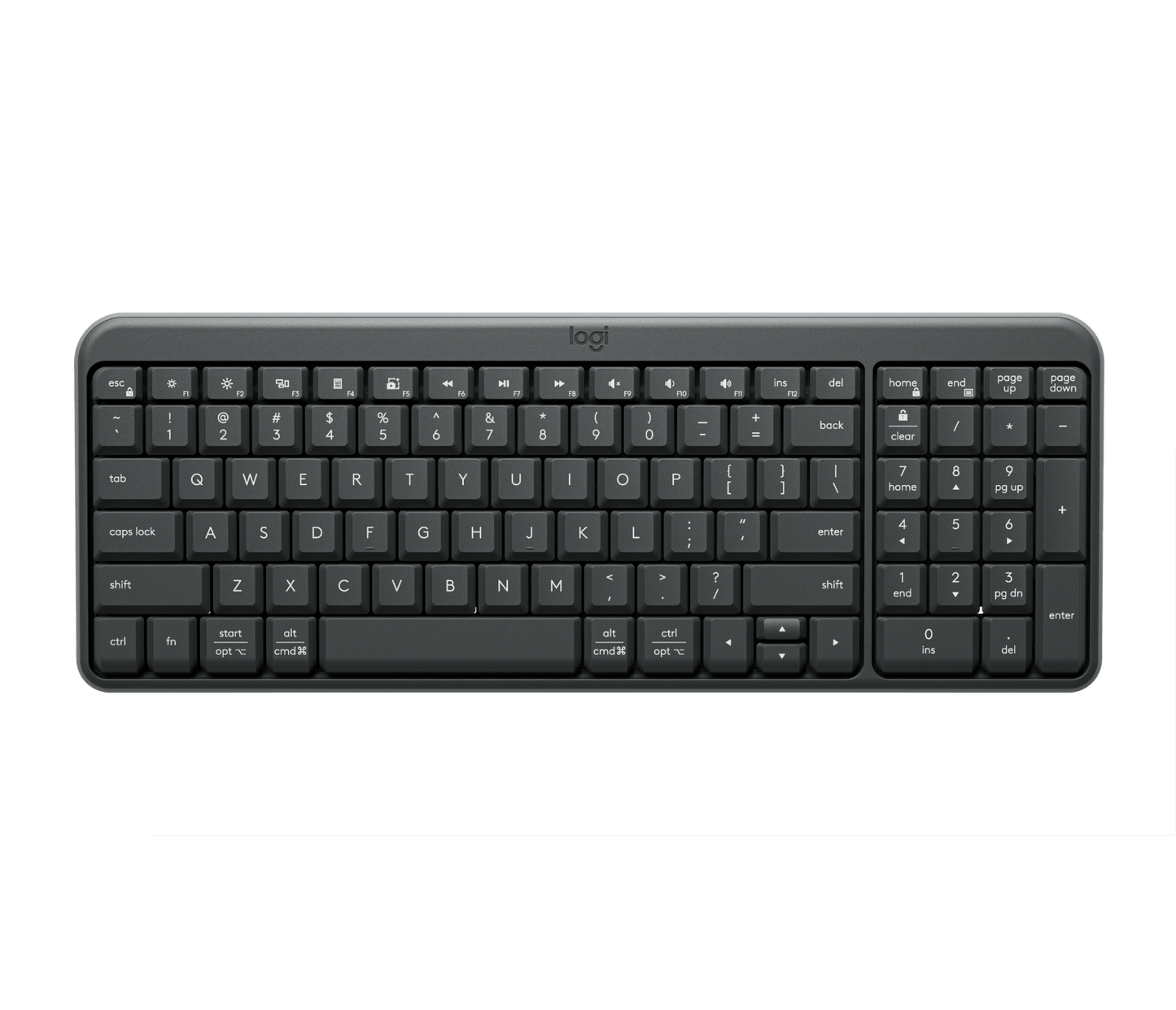 Logitech K250 Keyboard front view — available in Kenya at Trewrld KES 6,850, M-Pesa & free Nairobi delivery