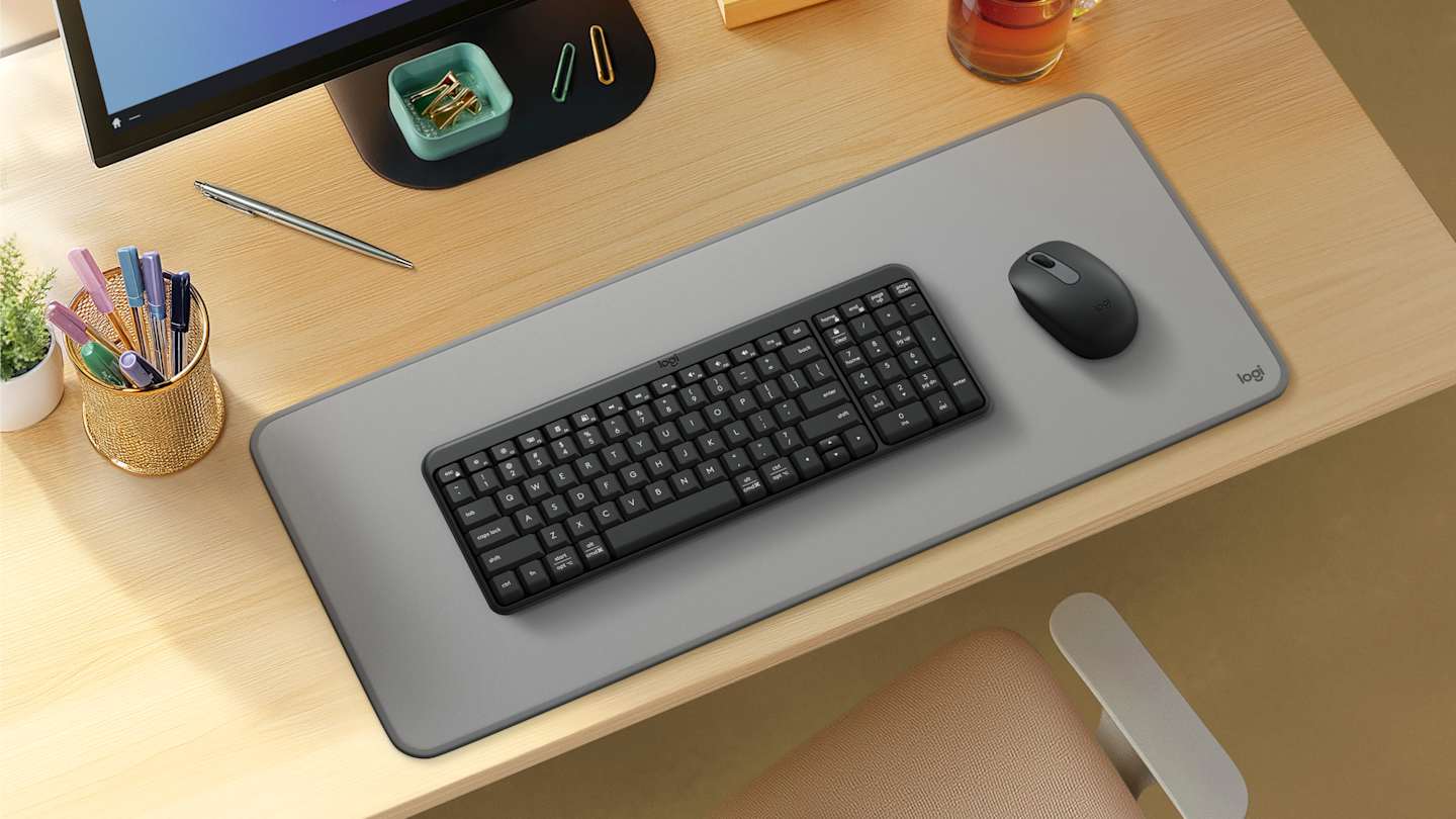 Logitech K250 Keyboard side view — available in Kenya at Trewrld KES 6,850, M-Pesa & free Nairobi delivery