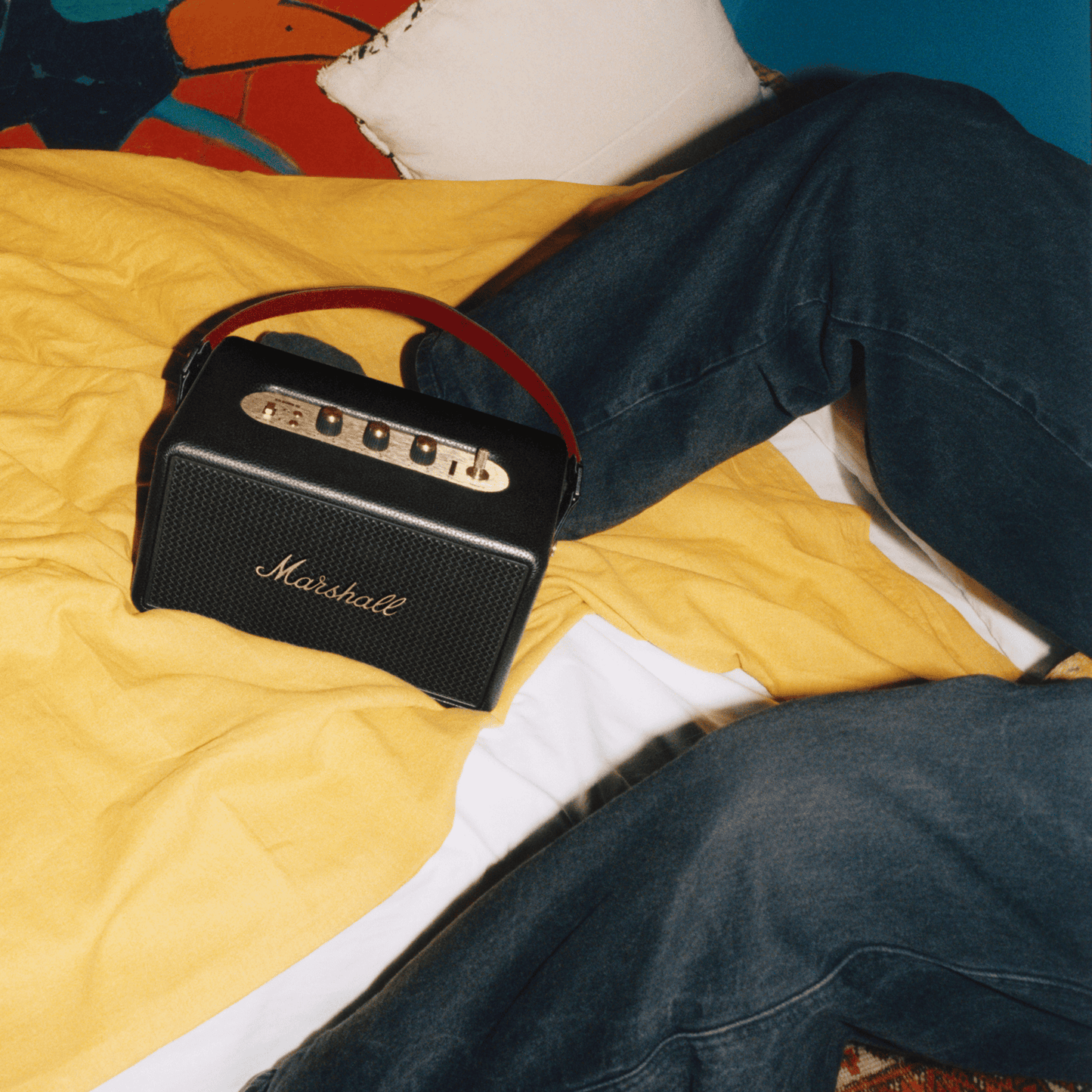 Marshall Kilburn III speaker lifestyle shot outdoors