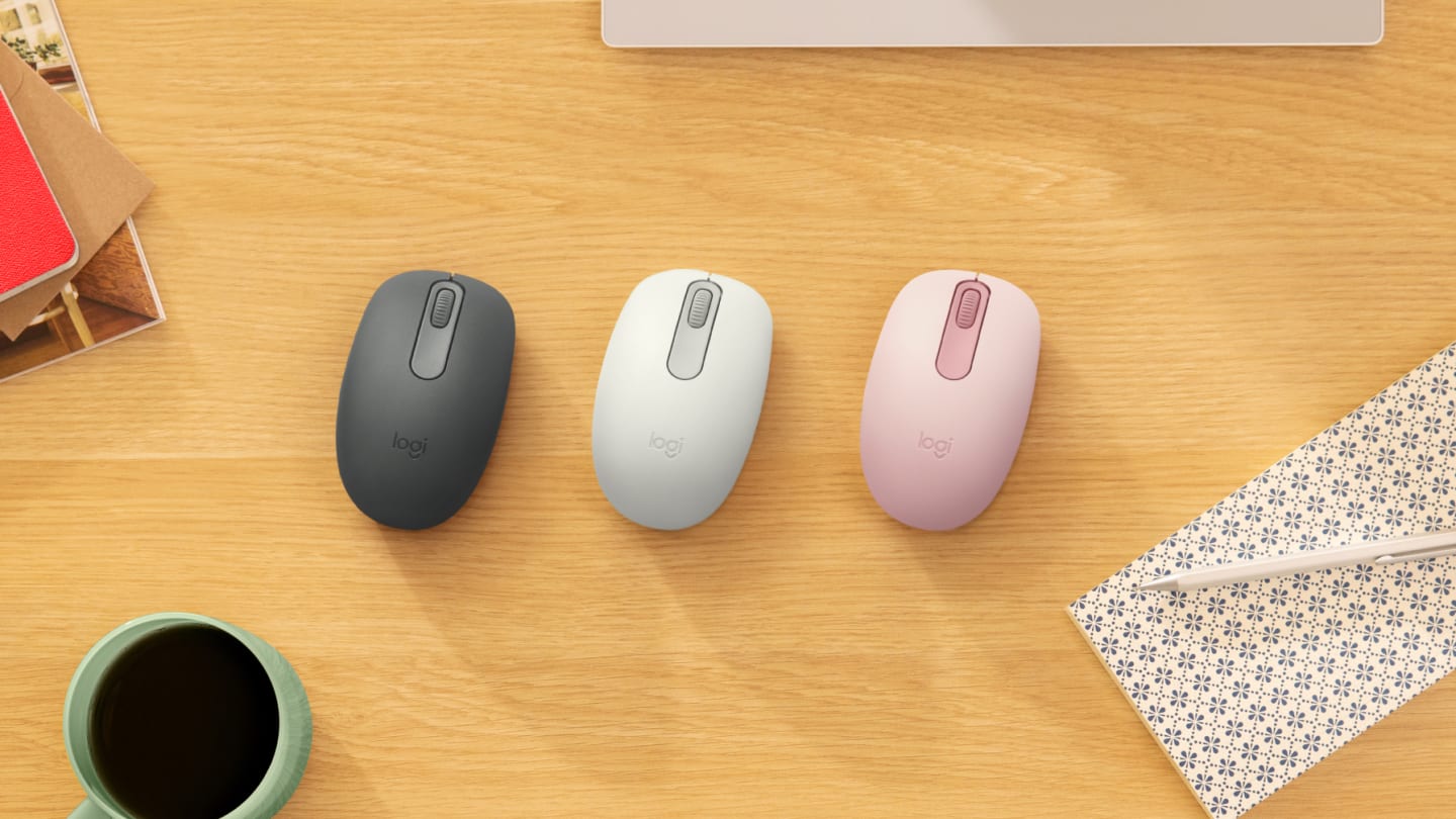Logitech M196 Mouse side view — available in Kenya at Trewrld KES 6,200, M-Pesa & free Nairobi delivery
