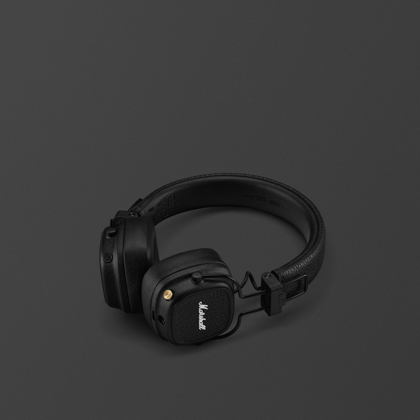Marshall Major V Black headphones side profile view