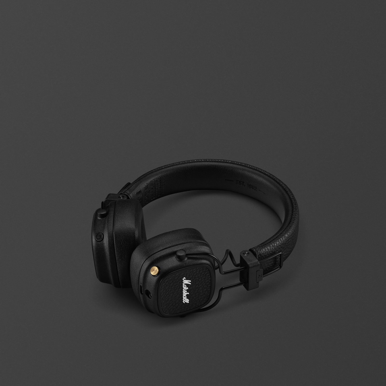 Marshall Major V Black headphones side profile view