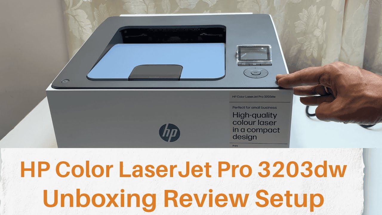 HP Color LaserJet Pro 3203dw side view — available in Kenya at Trewrld KES 51,000, M-Pesa & free Nairobi delivery