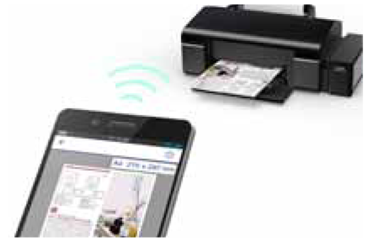 Epson L805 CD/DVD tray printing feature - official Epson product image