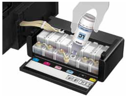 Epson L805 photo printer printed 4R photos - official Epson product image