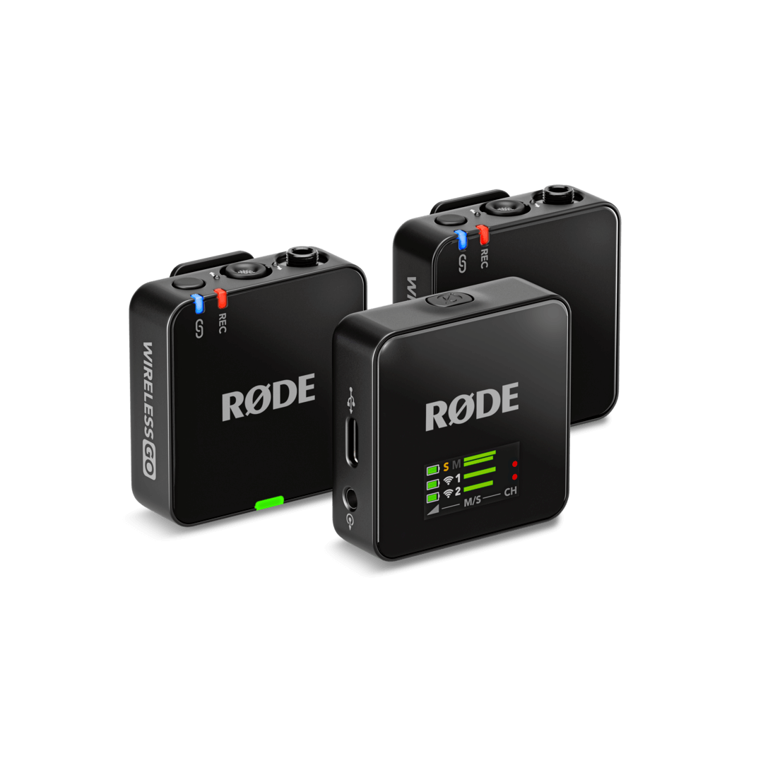 RODE Wireless GO Gen 3 wireless microphone system hero shot