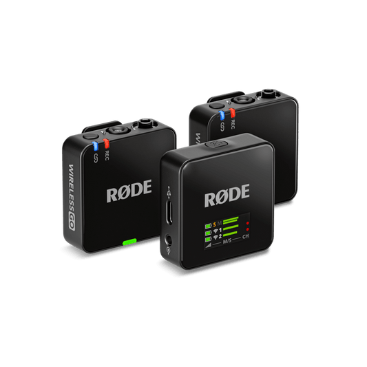 RODE Wireless GO Gen 3 wireless microphone system hero shot