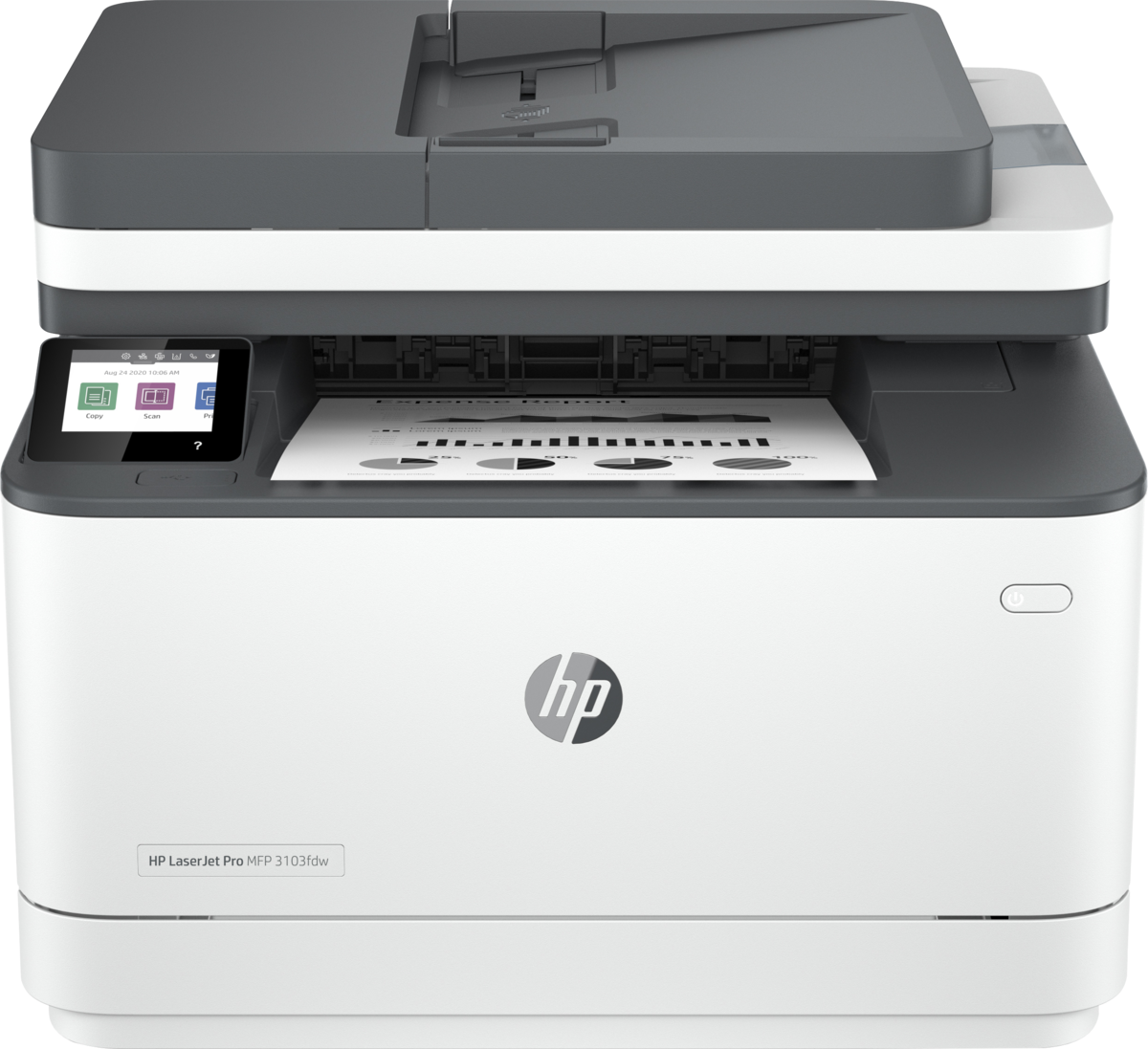 HP LaserJet Pro MFP 3103fdw front view — available in Kenya at Trewrld KES 57,000, M-Pesa & free Nairobi delivery