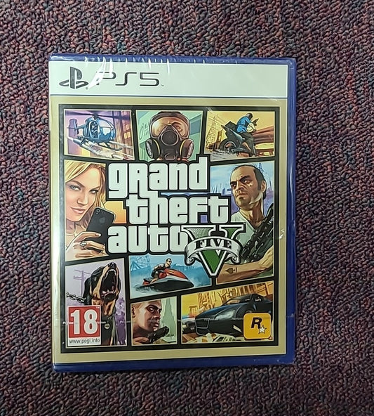 Sony PS5 GTA V front view — available in Kenya at Trewrld KES 8,000, M-Pesa & free Nairobi delivery