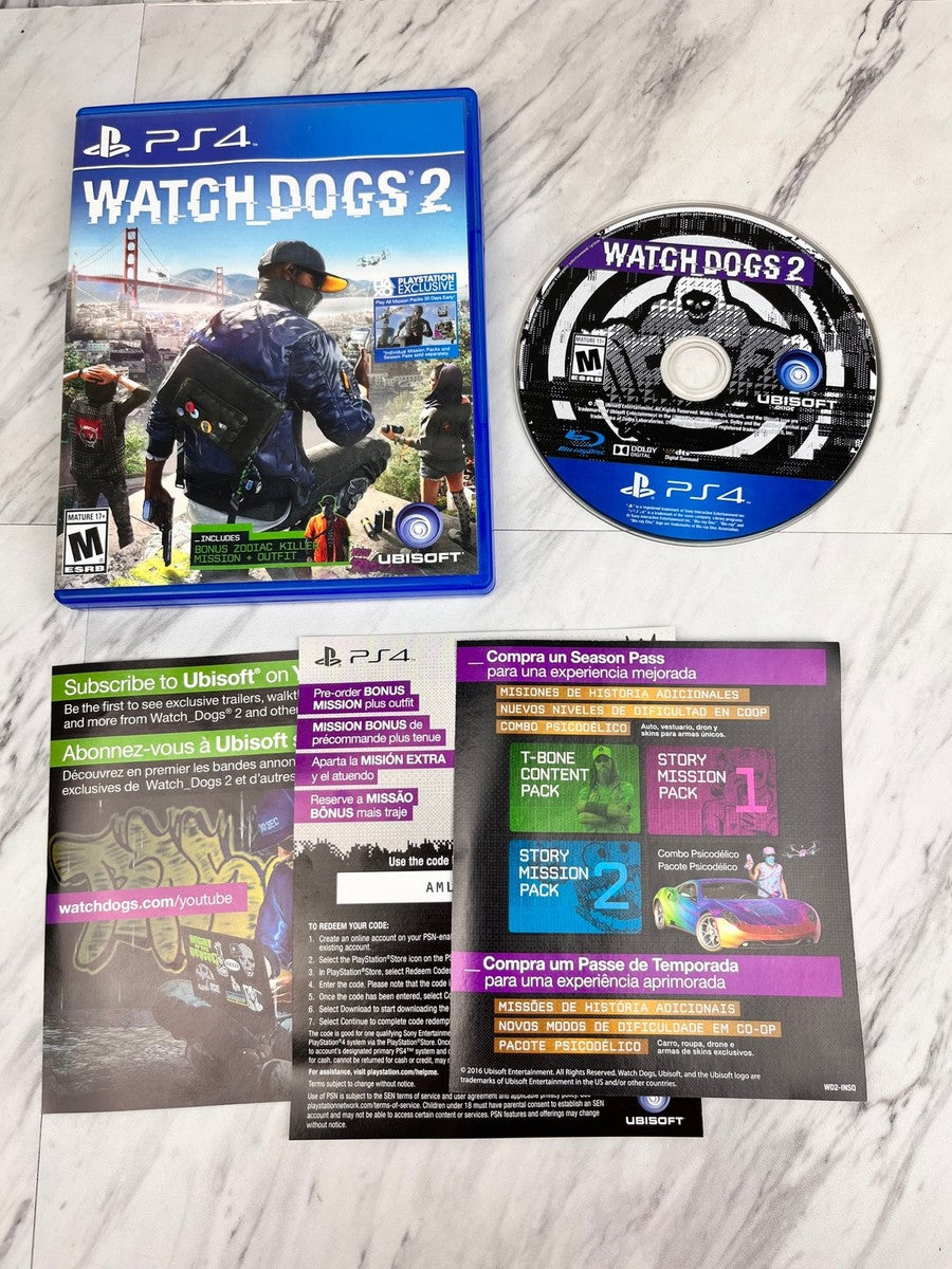 Sony PS4 Watch DOGS 2 side view — available in Kenya at Trewrld KES 7,000, M-Pesa & free Nairobi delivery