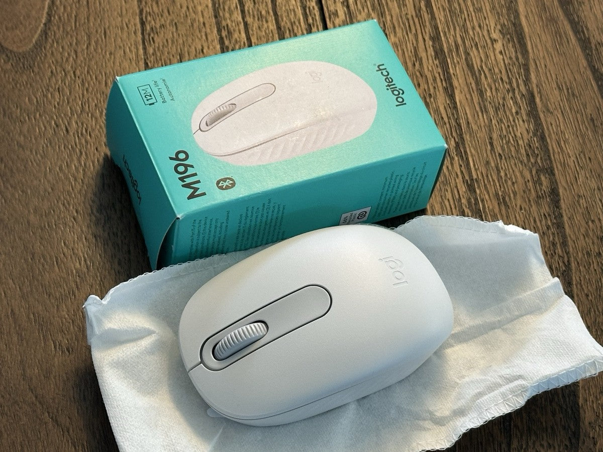 Logitech M196 Mouse detail view — available in Kenya at Trewrld KES 6,200, M-Pesa & free Nairobi delivery